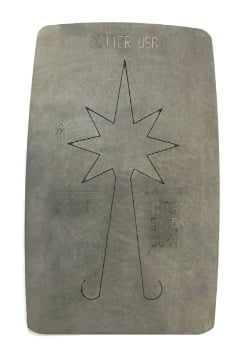 Show details for Pancake Die 957.1 North Star Ornament Picture of Pancake Die 957.1 North Star Ornament