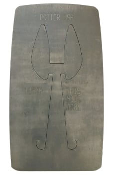 Show details for Pancake Die 1427A Lg L & R Asymmetrical Teardrop Earrings Picture of Pancake Die 1427A Lg L & R Asymmetrical Teardrop Earrings