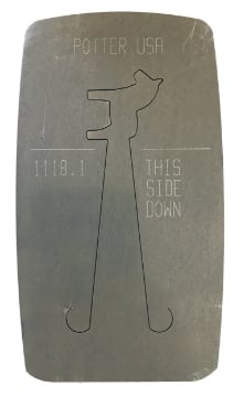 Show details for Pancake Die 1118.1 Dala Horse Sm Picture of Pancake Die 1118.1 Dala Horse Sm