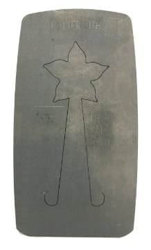 Show details for Pancake Die XM1435 Poinsettia Medium Picture of Pancake Die XM1435 Poinsettia Medium
