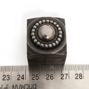 Picture of Impression Die Roped Button