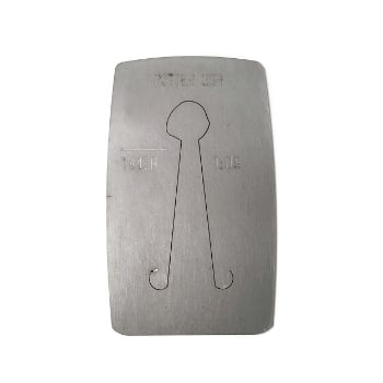 Picture of Pancake Die 1446A Medium Asymmetrical Coin