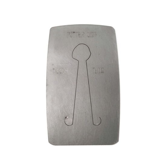 Picture of Pancake Die 1446A Medium Asymmetrical Coin