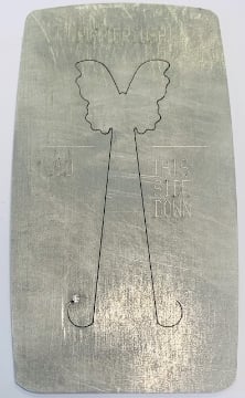 Show details for Pancake Die 1450 Frilly Butterfly small Picture of Pancake Die 1450 Frilly Butterfly small