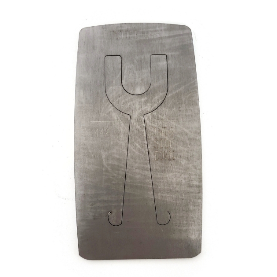 Picture of Pancake Die 1442 Deep U-Shaped Earring
