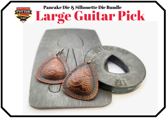 Picture of Pancake & Silhouette Die Bundle: Large Guitar Pick