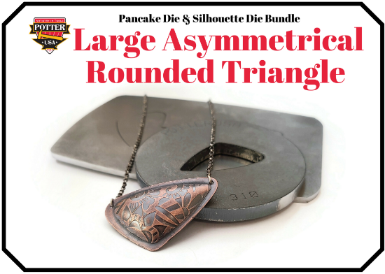 Picture of Pancake & Silhouette Die Bundle: Large Asymmetrical Rounded Triangle