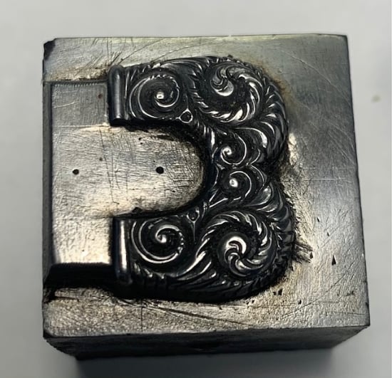 Picture of Impression Die Bracelet End Swirls