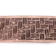 Picture of Wicker Basketweave Copper Patterned Sheet
