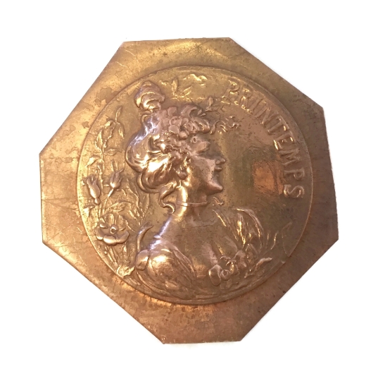 Picture of Copper Stampings La Dame Du Printemps Set of 2