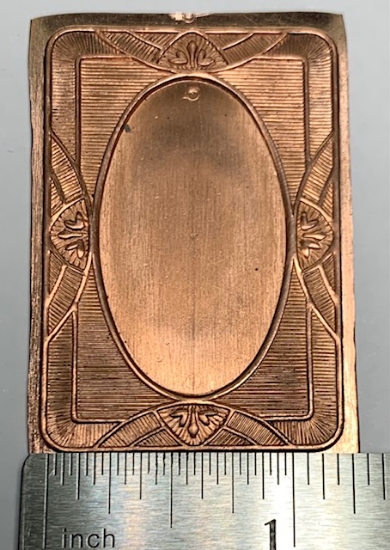 Picture of Copper Victorian Picture Frame for Enameling Set of 2