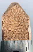 Picture of Copper Stamping Botanical Squiggles Set of 2