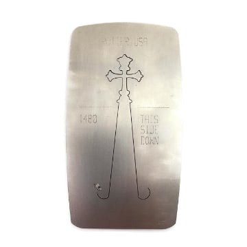 Show details for Pancake Die 1480 Intricate Cross Picture of Pancake Die 1480 Intricate Cross