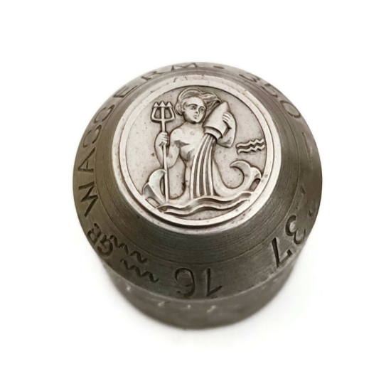 Picture of Impression Die Bas Relief Zodiac Coin-Aquarius