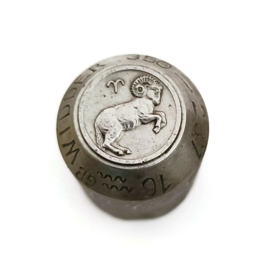 Picture of Impression Die Bas Relief Zodiac Coin-Aries