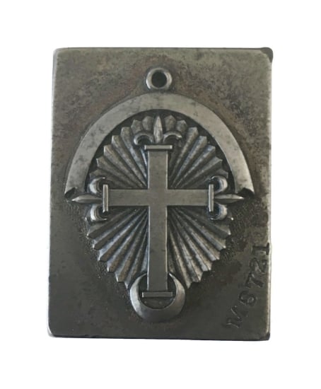 Picture of Impression Die Radiant Fleur-de-Lis Cross