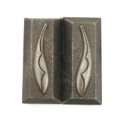 Picture of Impression Die Wrapped in Thorns-Earrings