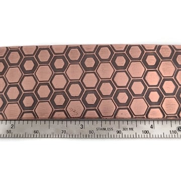 Show details for Pattern Plate RMP121 Stacked Honeycomb Picture of Pattern Plate RMP121 Stacked Honeycomb