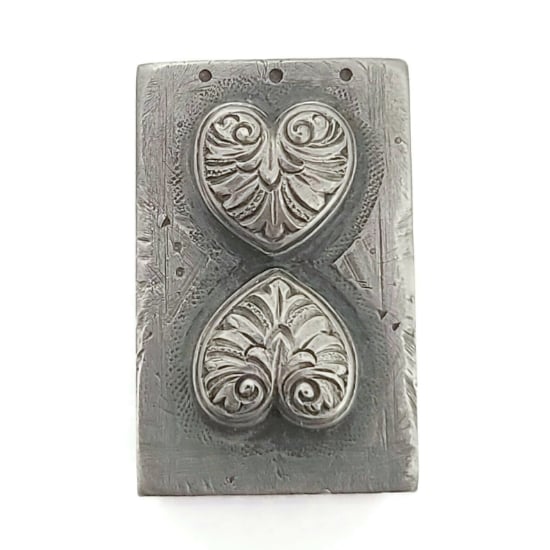 Picture of Impression Die Incised Heart Pair