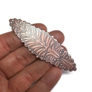 Picture of *REDESIGNED* Pancake Die B040A Scalloped Diamond Barrette-Small