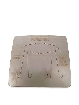 Show details for Pancake Die B040B Scalloped Diamond Barrette-Medium Picture of Pancake Die B040B Scalloped Diamond Barrette-Medium