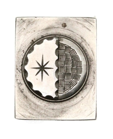 Picture of Impression Die Woven Star Button