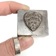 Picture of Impression Die Floral Cluster Heart