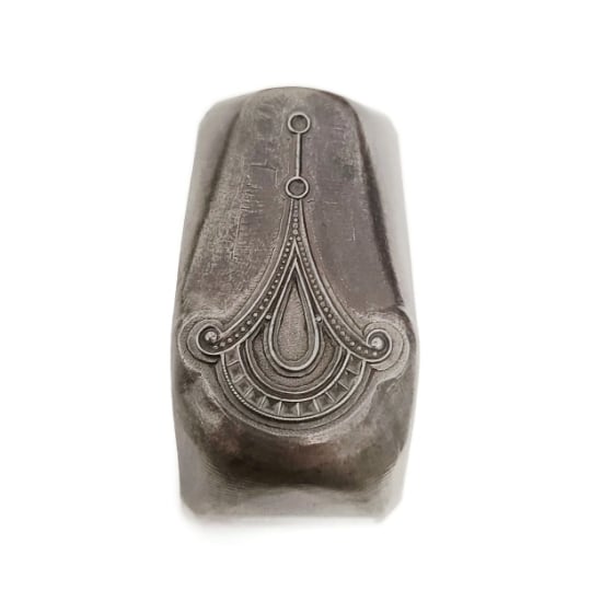 Picture of Impression Die Art Deco Fan Earring