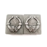 Picture of Impression Die Lion Hoops Pair