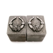 Picture of Impression Die Lion Hoops Pair