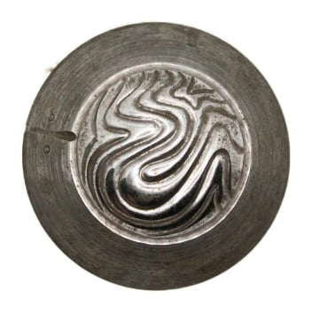 Show details for Impression Die Rainbow Swirls Concho Picture of Impression Die Rainbow Swirls Concho