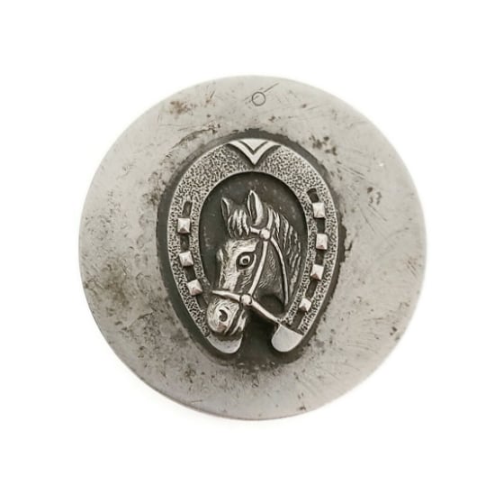 Picture of Impression Die Horse in Ornate Horseshoe