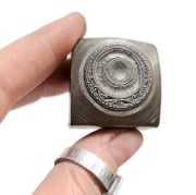 Picture of Impression Die Swirls Circle Pendant