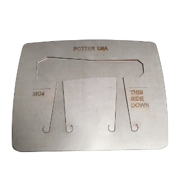 Show details for Pancake Die MC4 Tapered Geometric Money Clip Picture of Pancake Die MC4 Tapered Geometric Money Clip