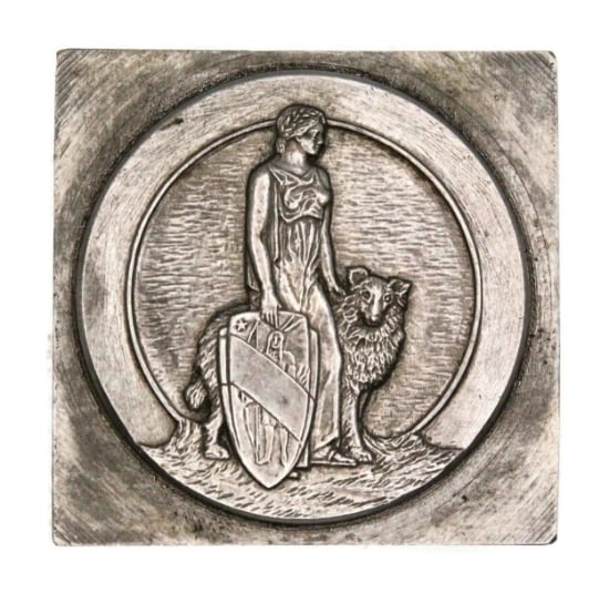 Picture of Impression Die Woman with Sheepdog
