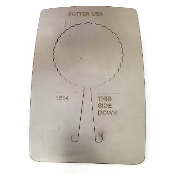 Show details for Pancake Die 1514  3.5" Scalloped Circle Picture of Pancake Die 1514  3.5" Scalloped Circle