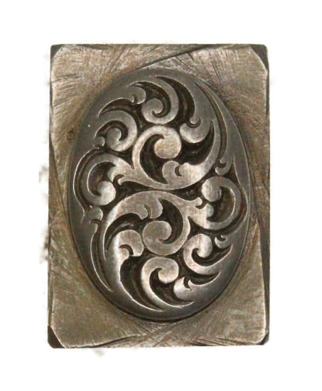 Picture of Impression Die Cloudy Swirls Ring Top