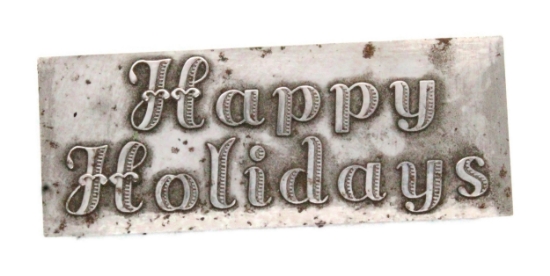 Picture of Impression Die Happy Holidays