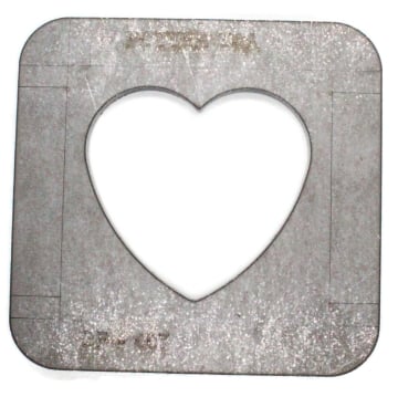 Show details for Dish Former Silhouette Die 3" Wide Heart Picture of Dish Former Silhouette Die 3" Wide Heart