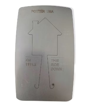 Show details for Pancake Die XM 1111.2 3" Tall House Picture of Pancake Die XM 1111.2 3" Tall House