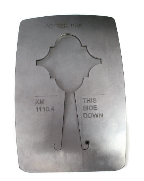 Show details for Pancake Die XM 1110.4 3" Wide Arabesque Picture of Pancake Die XM 1110.4 3" Wide Arabesque