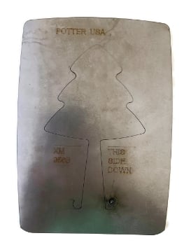 Show details for Pancake Die XM956B 3.5" Christmas Tree Picture of Pancake Die XM956B 3.5" Christmas Tree