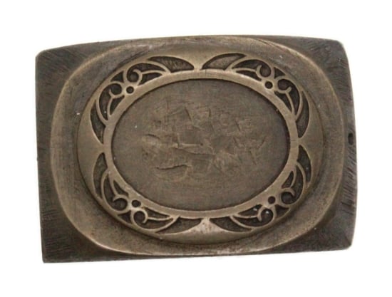 Picture of Impression Die Stained Glass Edged Pendant