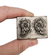 Picture of Impression Die Dogwood Flower Earrings