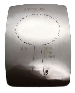 Show details for Pancake Die 1516 3.75" Wavy Oval Picture of Pancake Die 1516 3.75" Wavy Oval