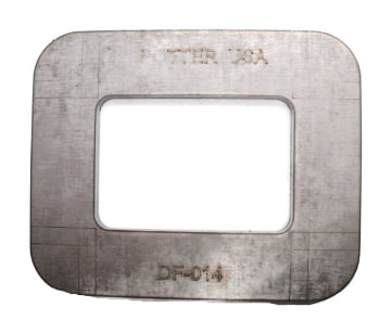 Show details for Dish Former Silhouette Die 2-13/16" x 1-15/16" Rounded Rectangle Picture of Dish Former Silhouette Die 2-13/16" x 1-15/16" Rounded Rectangle