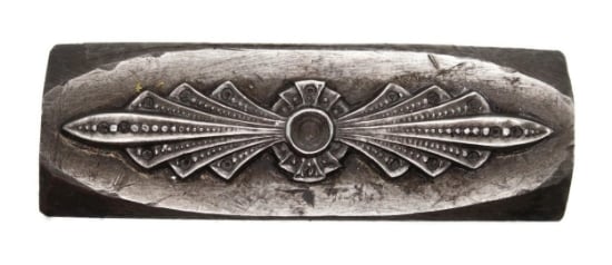 Picture of Impression Die Art Deco Burst with Bezel