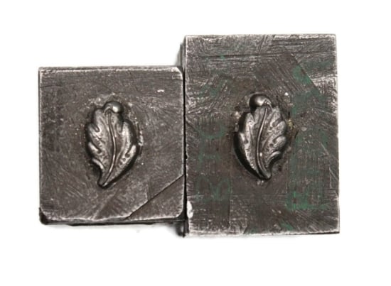 Picture of Impression Die Shot Plate Falling Leaf Right and Left