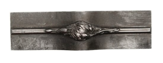 Picture of Impression Die July Birthflower Water Lily Ring