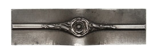 Picture of Impression Die August Birthflower Poppy Ring
